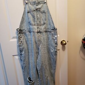 Old navy denim overalls nwt